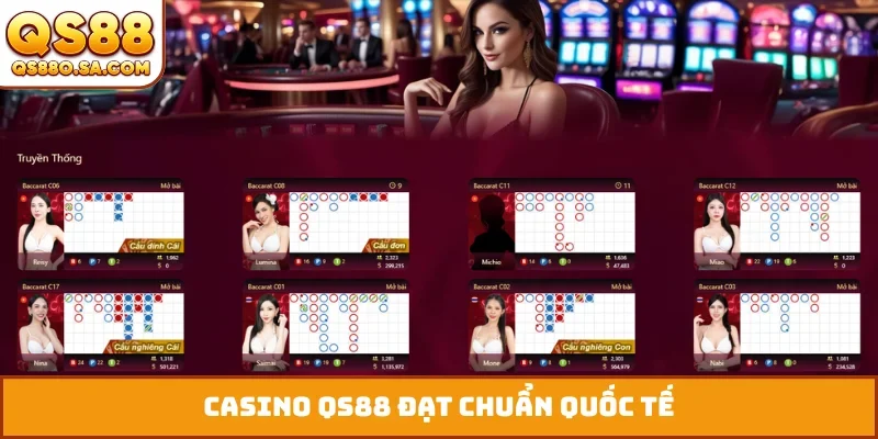 Casino QS88 đạt chuẩn quốc tế