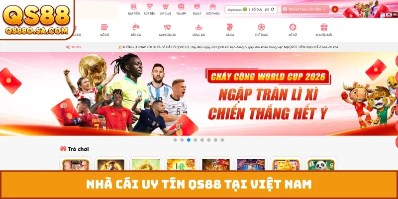 Nhà cái uy tín QS88 tại Việt Nam