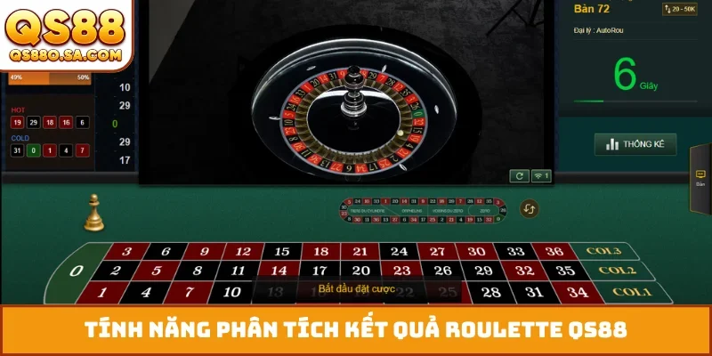 Tính năng phân tích kết quả roulette QS88